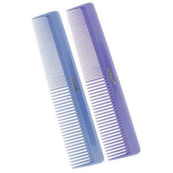 Conair Accessories - Pro Styling Comb - Dressing Combs - Purple & Blue 2pk