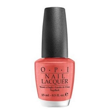 O.P.I. - Nail Lacquer - Conga Line Coral - South Beach Collection .5 fl oz (15ml)