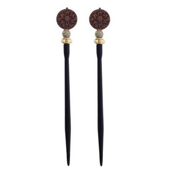 Mei Fa - Hairstyx - Cosmos - Short Hairsticks - (Set of 2)