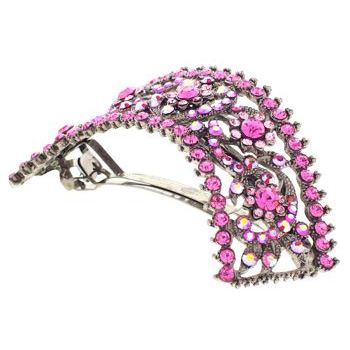 Medusa's Heirlooms - Arc Barrette - Pink (1)
