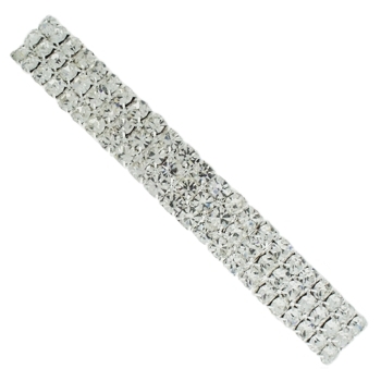 Karen Marie - Bridal Collection - Brilliant White Volume Barrette (1)