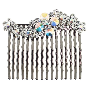 Medusa's Heirlooms - Crystal Flower Cluster Wave Comb - White Diamond