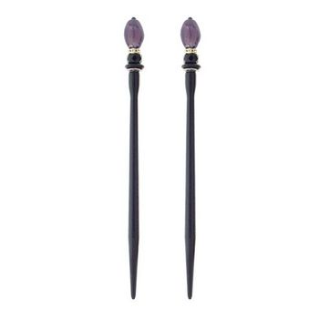 Mei Fa - Hairstyx - Cyprus Long Hairsticks - (Set of 2)