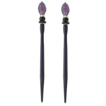 Mei Fa - Hairstyx - Cyprus Short Hairsticks - (Set of 2)