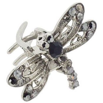 Karen Marie - Mini Crystal Dragonfly - Smoke (1)