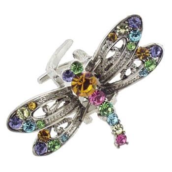 Karen Marie - Mini Crystal Dragonfly - Rainbow (1)