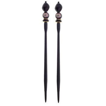 Mei Fa - Hairstyx - Dahlia - Long Hairsticks - (Set of 2)