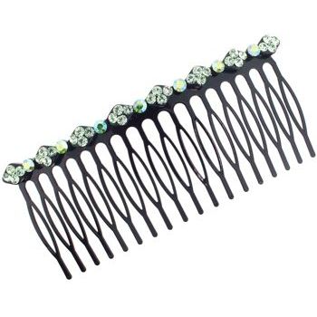 Karen Marie - Diamond Crystal Comb - Peridot (1)