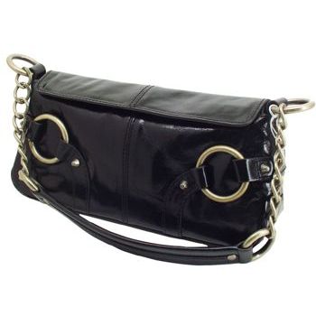 Adrienne Vittadini - Beautiful Black Leather Handbag (1)