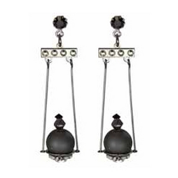 Tarina Tarantino - Magic Mirror - Sheik - Swarovski Crystalled Pendulum Earrings