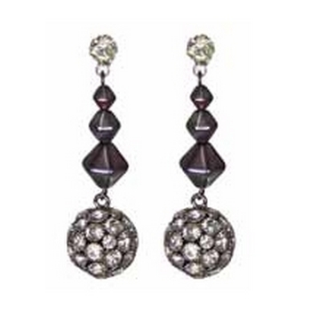 Tarina Tarantino - Magic Mirror - Riga - Swarovski Crystal Ball Drop Earrings