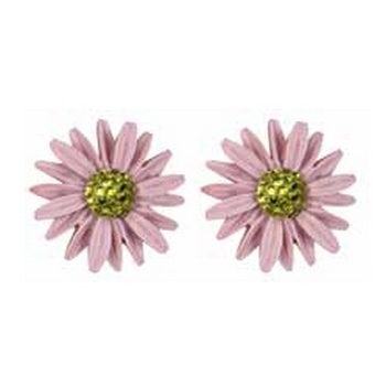 Tarina Tarantino - Dusty Rosaline - Cactus Flower - Swarovski Crystal Post Earrings - Lavender Sage