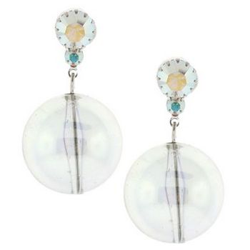 Tarina Tarantino - Bubble Bead Drop Earrings - Crystal AB