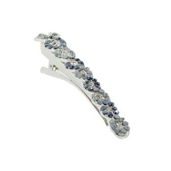 Karen Marie - Rhinestone Twist Jaw Clip - Smoke (1)