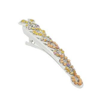 Karen Marie - Rhinestone Twist Jaw Clip - Yellow (1)