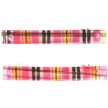 HB HairJewels - Small Scotch Barrettes - Pink (2)