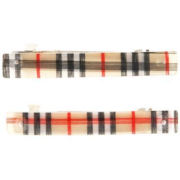 HB HairJewels - Small Scotch Barrettes - Black (2)