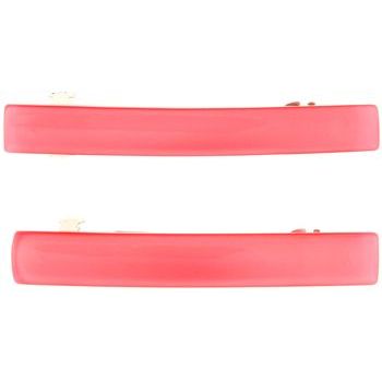 HB HairJewels - Small Solid Barrettes - Pink (2)