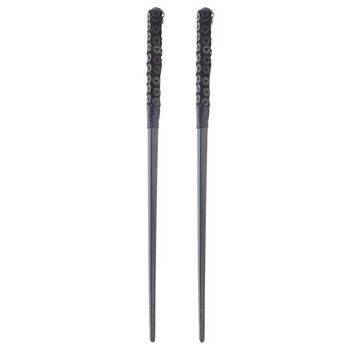 HB HairJewels - Lucy Collection - Satin & Sequin Hairsticks - Black (Set of 2)