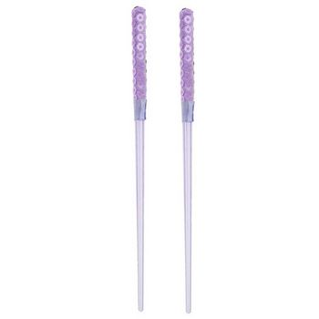 HB HairJewels - Lucy Collection - Satin & Sequin Hairsticks - Lavender (Set of 2)