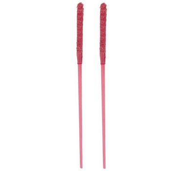 HB HairJewels - Lucy Collection - Satin & Sequin Hairsticks - Red (Set of 2)