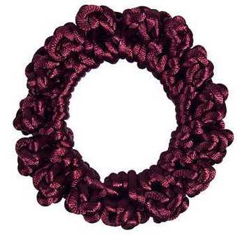 Evita Peroni - Raisa Pony Elastic - Beetroot (1) - Silky Basic Collection