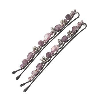 Evita Peroni - Dalila Bobby Pins - Lilac (Set of 2)