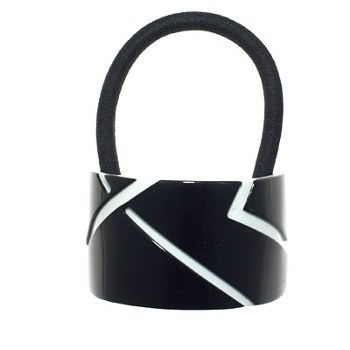 Evita Peroni - Dehlia Pony Twist - Black - Rave On Collection