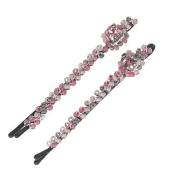 Evita Peroni - Tassa Bobby Pins - Antique Rose (Set of 2)