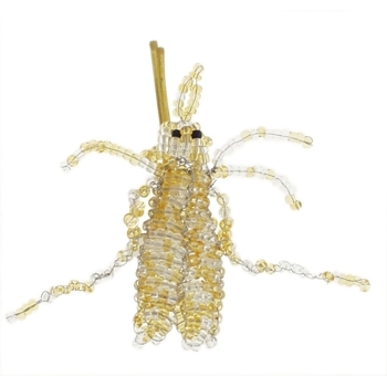 Evita Peroni - Pea Bobby Pin - Gold (1)
