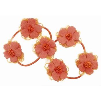 Evita Peroni - Martha Pony Elastic (2 pieces) - Jaffa Orange