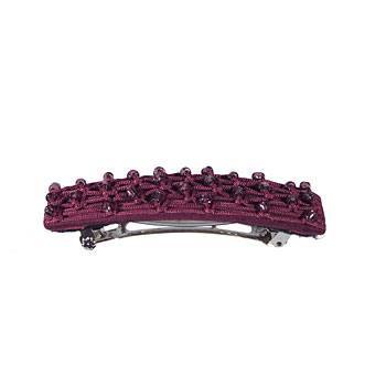 Evita Peroni - Edvina Pony Clip (1) - Beetroot - Silky Basic Collection