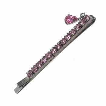 Evita Peroni - Ninni Bobby Pin (1) - Rose - Glitterbug Collection