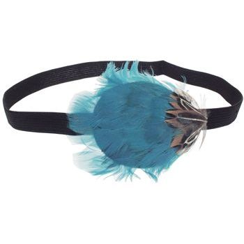 HB HairJewels - Lucy Collection - Exotic Feather Headband - Teal (1)