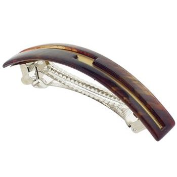 Elle & Elle Girl - Inlayed Back Thick Rec Barrette - Yellow
