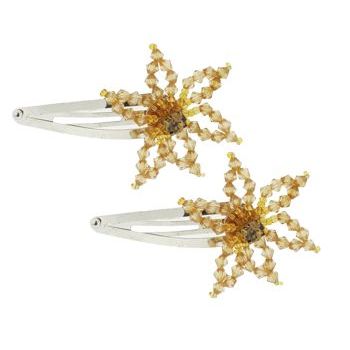 Elle & Elle Girl - Starburst Contour Clips - Amber