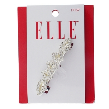 Elle & Elle Girl - Crystal Encrusted Diamond Barrette