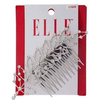 Elle & Elle Girl - Crystal Encrusted Leaf Comb