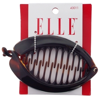 Elle & Elle Girl - Large Banana Comb - Tort