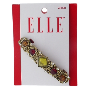 Elle & Elle Girl - Gold Stone Encrusted Barrette