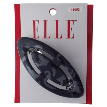 Elle & Elle Girl - Charcoal Lace Print Barrette