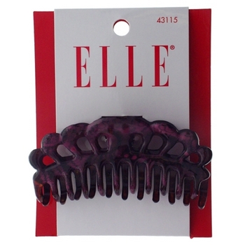 Elle & Elle Girl - Tribal Print Large Jaw Clip - Purple