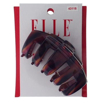 Elle & Elle Girl - Big Stripe Print Jaw Clip - Purple