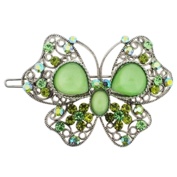 Medusa's Heirlooms - Extra Large Butterfly Clip - Peridot (1)