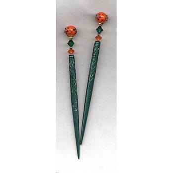 LongLocks Collection - Festival de Tropicana Hairsticks (Set of 2)