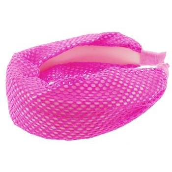 HB HairJewels - Lucy Collection - Fishnet Beach Band - Pink Flamingo - 3