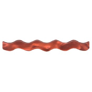 France Luxe - Wavy Long Barrette - Red