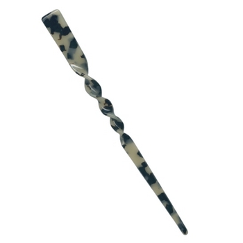 France Luxe - Twisted Hairsticks - Ivory Tokyo (1 Stick)