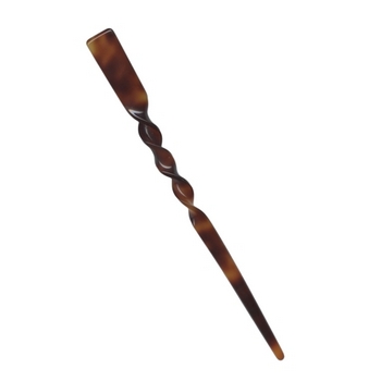 France Luxe - Short Twisted Hairstick - Tortoise (1 Stick)