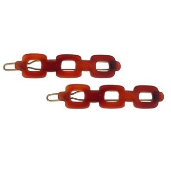 France Luxe - Petite Chain Barrettes - Tort (2)